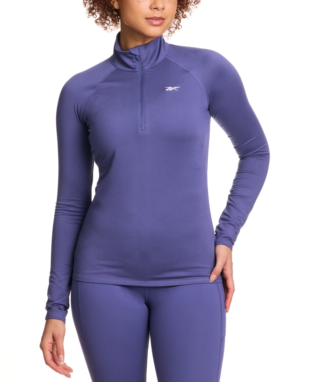 Women's Id Train Fitted Quarter-Zip Track Jacket - Twilight Purple