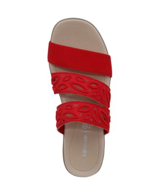 Women's Poppy Washable Block Heel Slide Sandals