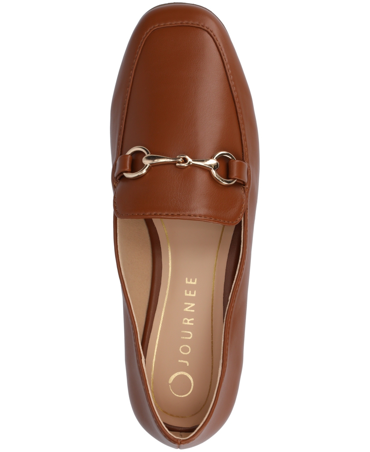 Journee Collection Lacie Bit Loafer In Cognac