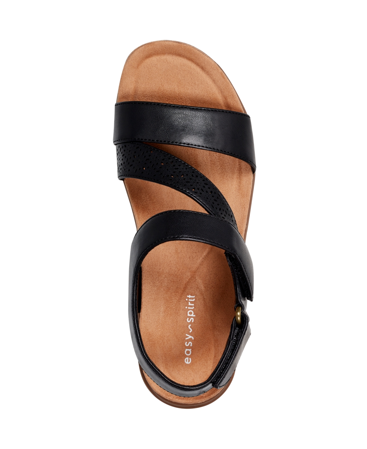 Shop Easy Spirit Women's Whelan Strappy Lightweight Sandals In Black
