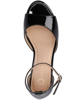 Women's Jezzie Peep Toe Kitten Heel Dress Sandals