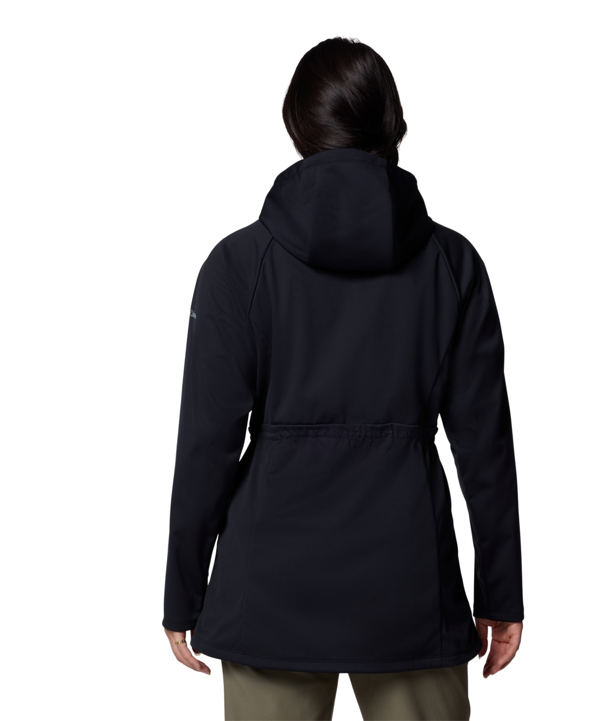 Shop Columbia Women's Flora Park Ii Softshell Jacket In Black