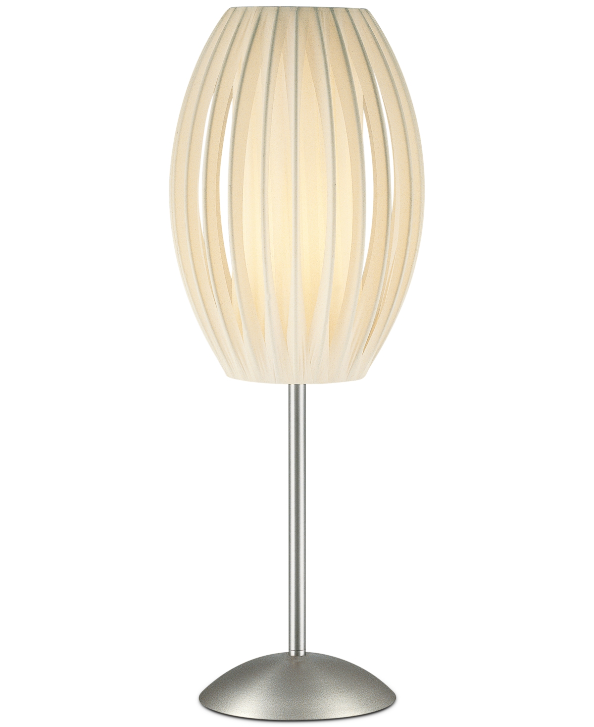 Lite Source Egg Metal Table Lamp In White