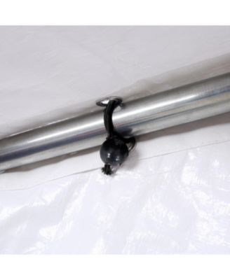 10' x 20' Portable Carport Garage with Roll-up Doors and Ventilated Windows