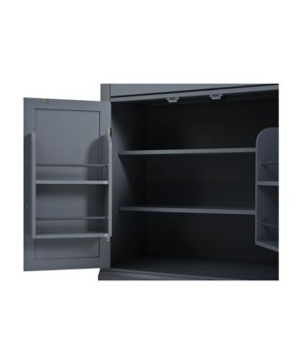 Kitchen Pantry with Drawer, Adjustable Shelves and Door Shelves