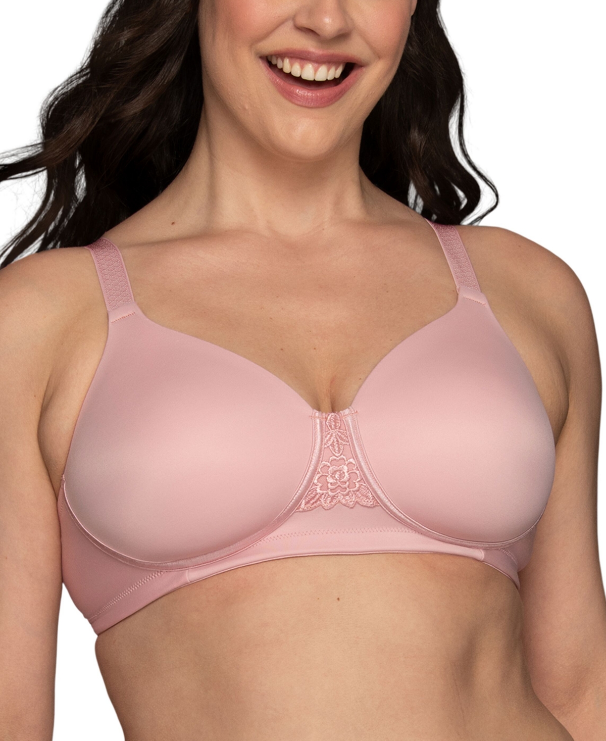 VANITY FAIR FULL FIGURE BEAUTY BACK SMOOTHER WIRELESS BRA 71380 