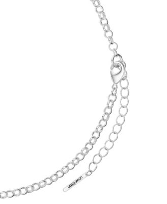 Diamond Cut Clover Pendant Necklace