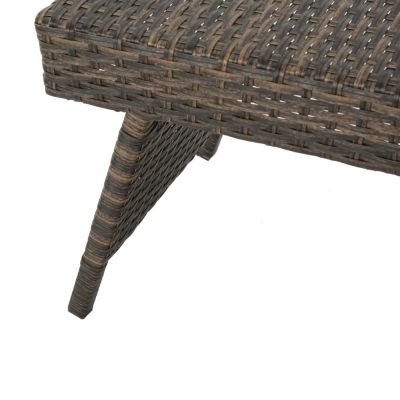 Streamdale Rattan Wicker Outdoor Accent Table Elevate Your Patio Ambiance
