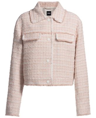 Women's Regular Fit Tweed Jacket
