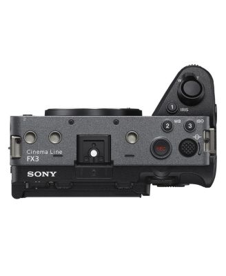 Sony Alpha FX3 Full-Frame Cinema Line Camera Bundle, With 128GB SD Card, Extra Battery With USB-C Charging Port, Care Cleaning Kit for Digital Video Full Frame Camera (4 Items)