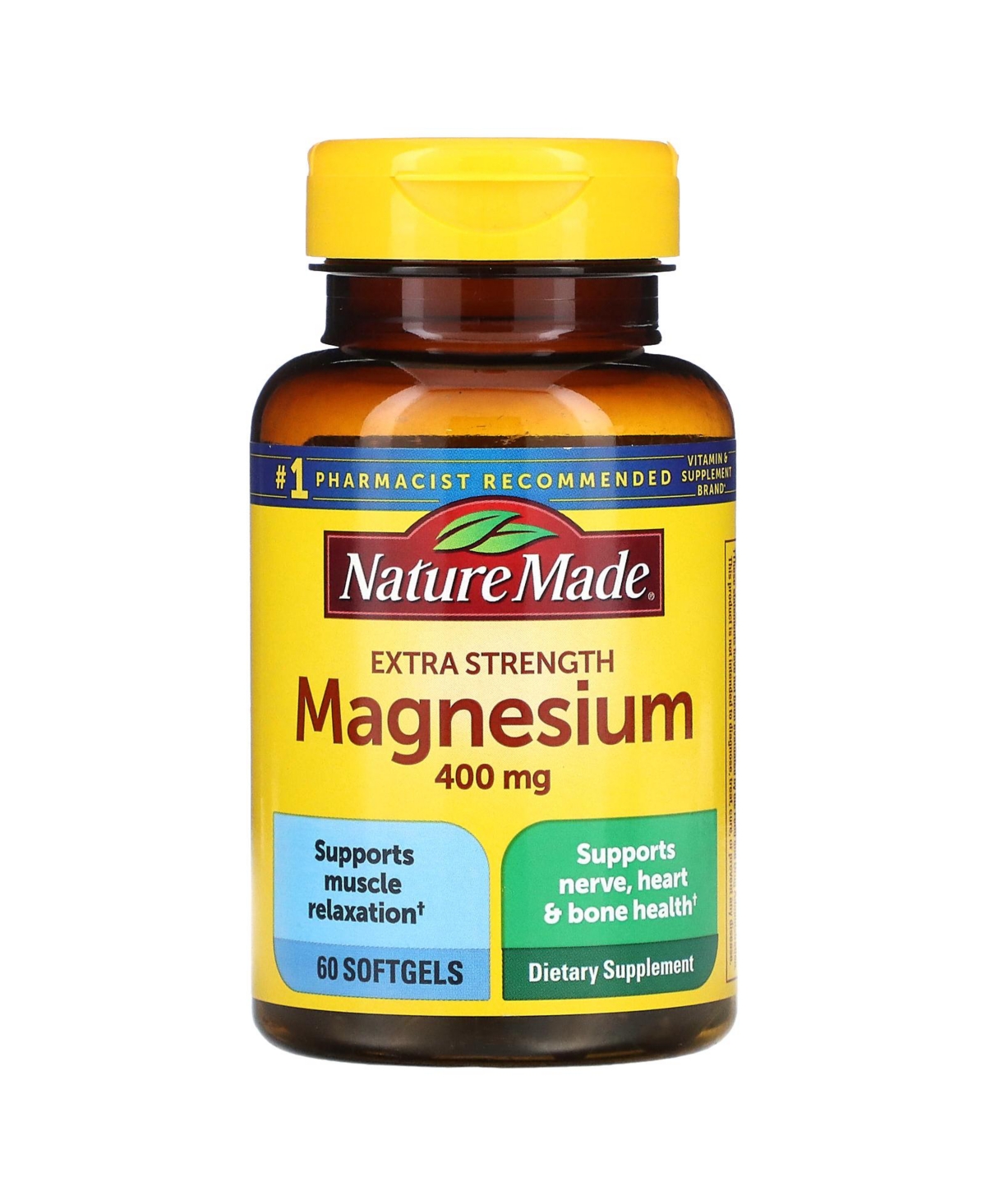 Magnesium Extra Strength 400 mg - 60 Softgels