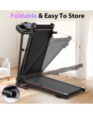 Streamdale Electric Folding Treadmill for Home Incline, Bluetooth, 2.5HP