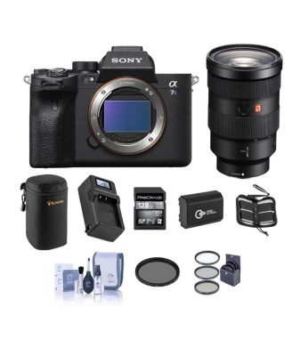 Sony Alpha a7S III Mirrorless Digital Camera - Bundle with FE 24-70mm f/2.8 GM Lens, 128GB SD Card, 82mm Filter Kit, 82mm VND Filter, Lens Pouch,