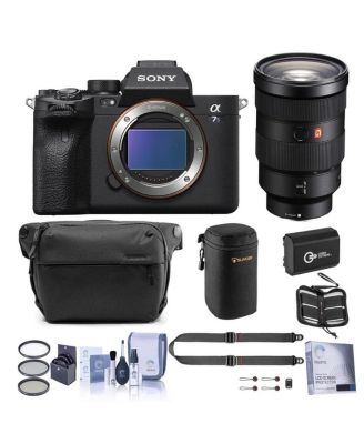 Sony Alpha a7S III Mirrorless Digital Camera - Bundle with FE 24-70mm f/2.8 GM Lens, Sling, Strap, 82mm Filter Kit, Lens Pouch, Extra Battery,