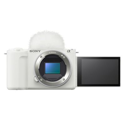 Alpha ZV-E10 II Mirrorless Camera, White, Bundle with PRO 128GB Memory Card, Battery and Shoulder Bag