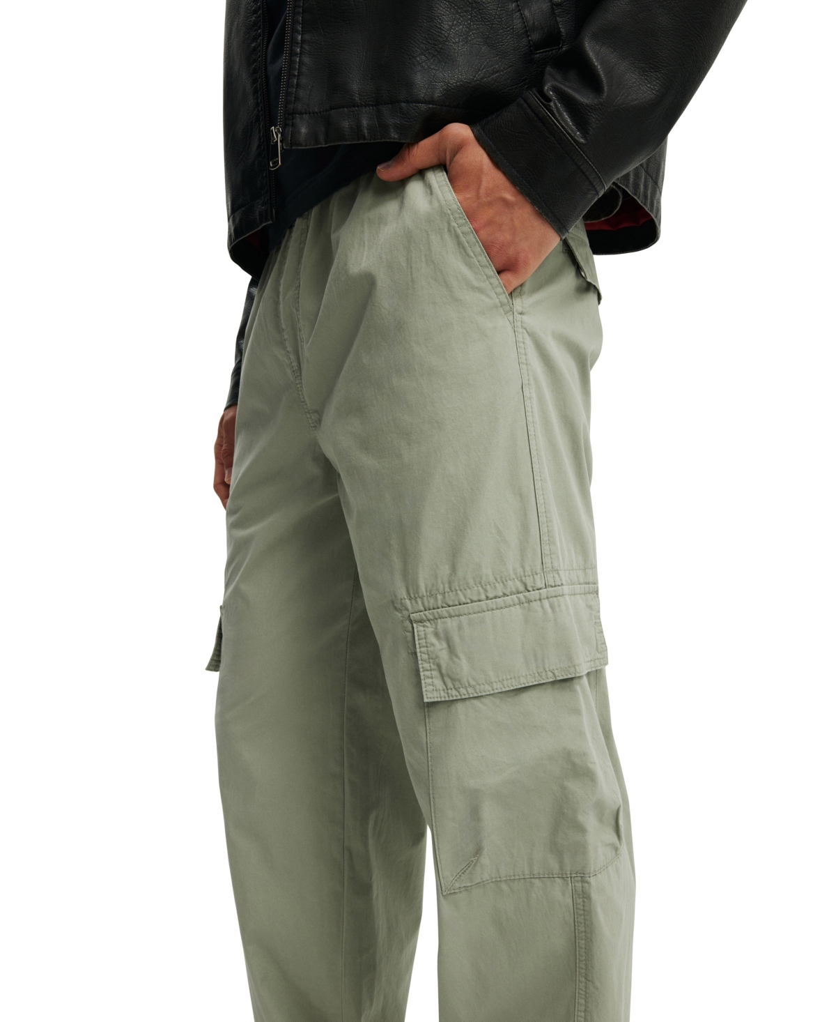 Shop Cotton On Men's Knox Baggy Cargo Pants In Soft Green