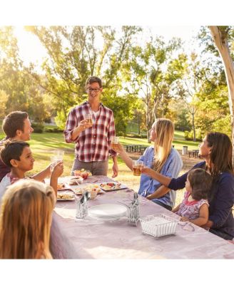 4 Section all-in-one Buffet Utensil Caddy - Ideal for Dining Table, Party, Buffet, Kitchen, Entertaining