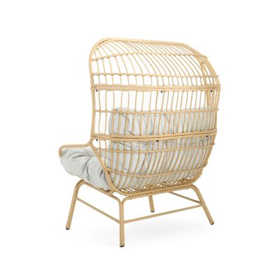 Streamdale Palos Outdoor Wicker Loveseat - Light Brown