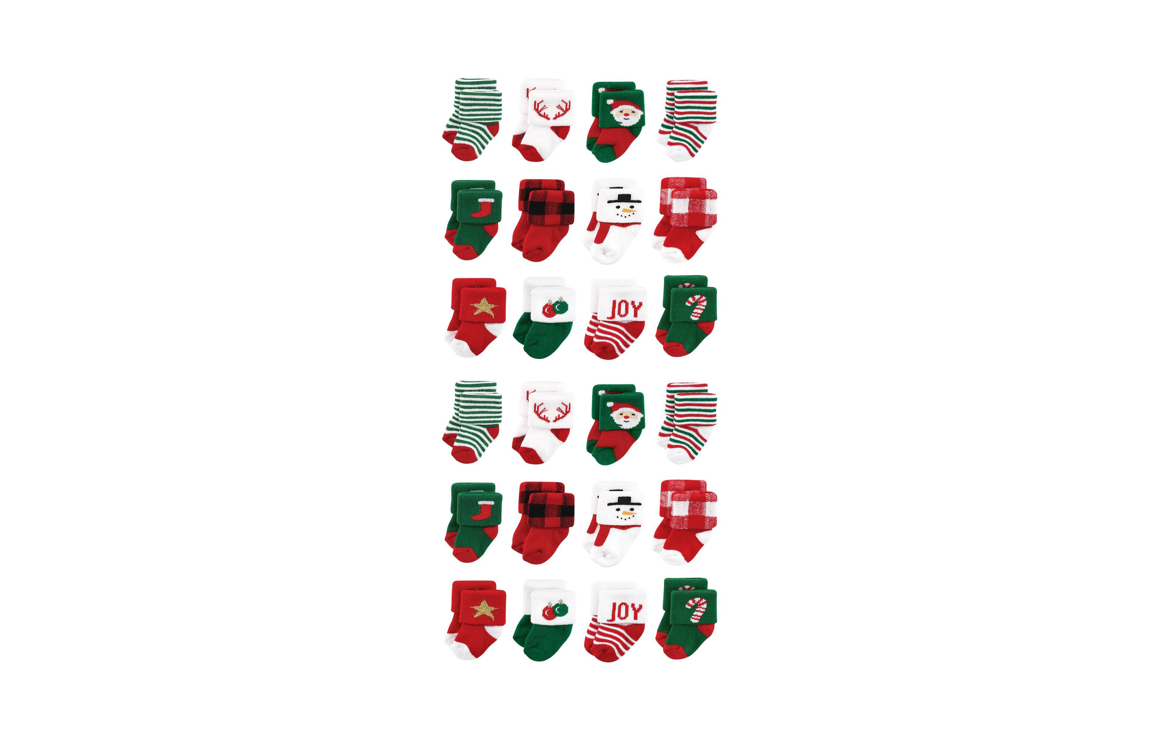 Hudson Baby Boys 24-Pack Comfort Terry Socks Set