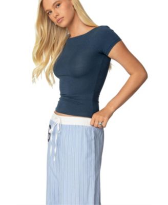 Womens Becca Boat Neck Top