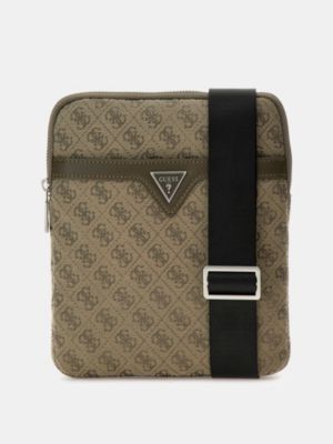 GUESS - Men's Vezzola Jacquard Crossbody Bag