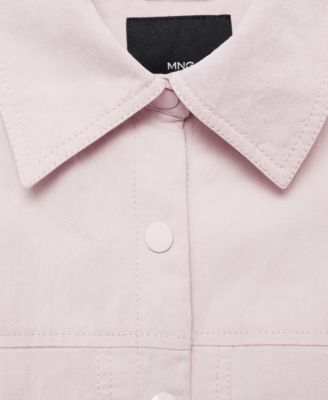 Women's Gathered Denim Jacket