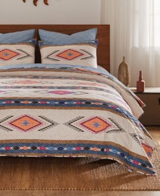 Cheyenne Boho Spirit 3-Pc. Quilt Set, King