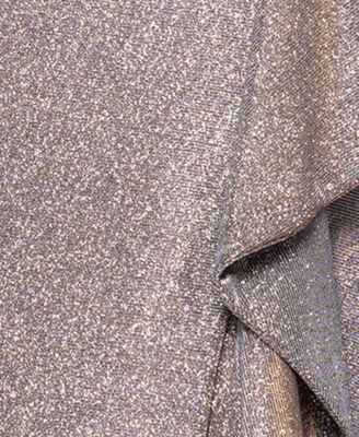 XSCAPE Women's Glitter Knit One-Shoulder Gown - Macy's