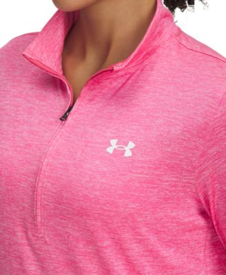 Women's Twist Tech Quarter-Zip Logo Top