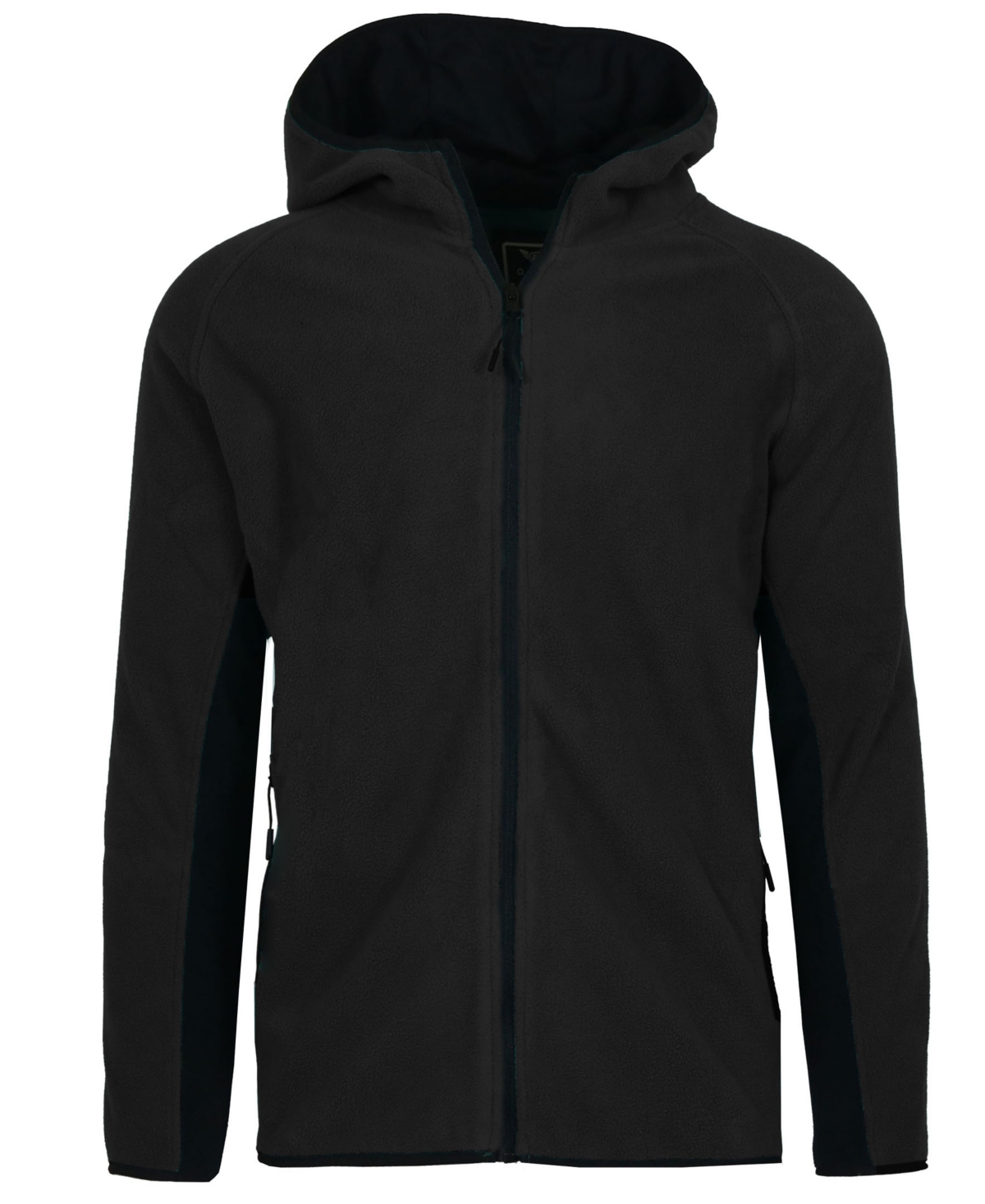 Men's Polar Fleece Tech Zip Hoodie - Red
