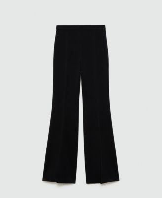 MANGO - Women's High-Waist Flared Trousers