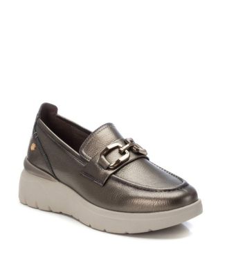 Carmela Leather Collection Women's Wedge Moccasins