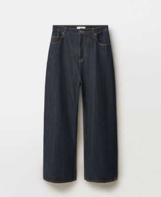MANGO - Women's Rinse Wash High-Rise Wide Leg Jeans