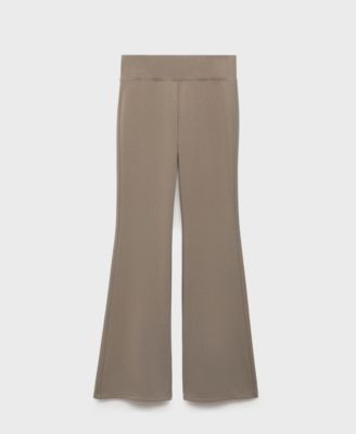 Women's Flared Knitted Trousers