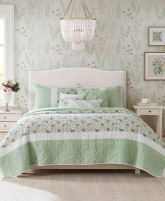 Dawn Soft Cotton Percale 6-Pc. Quilt Set, Full/Queen