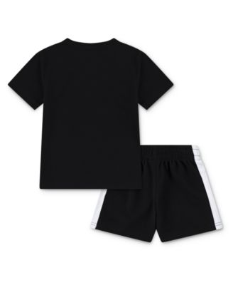 Toddler Boys 2-Piece Ball Fire Mixed Shorts and T-Shirt Set