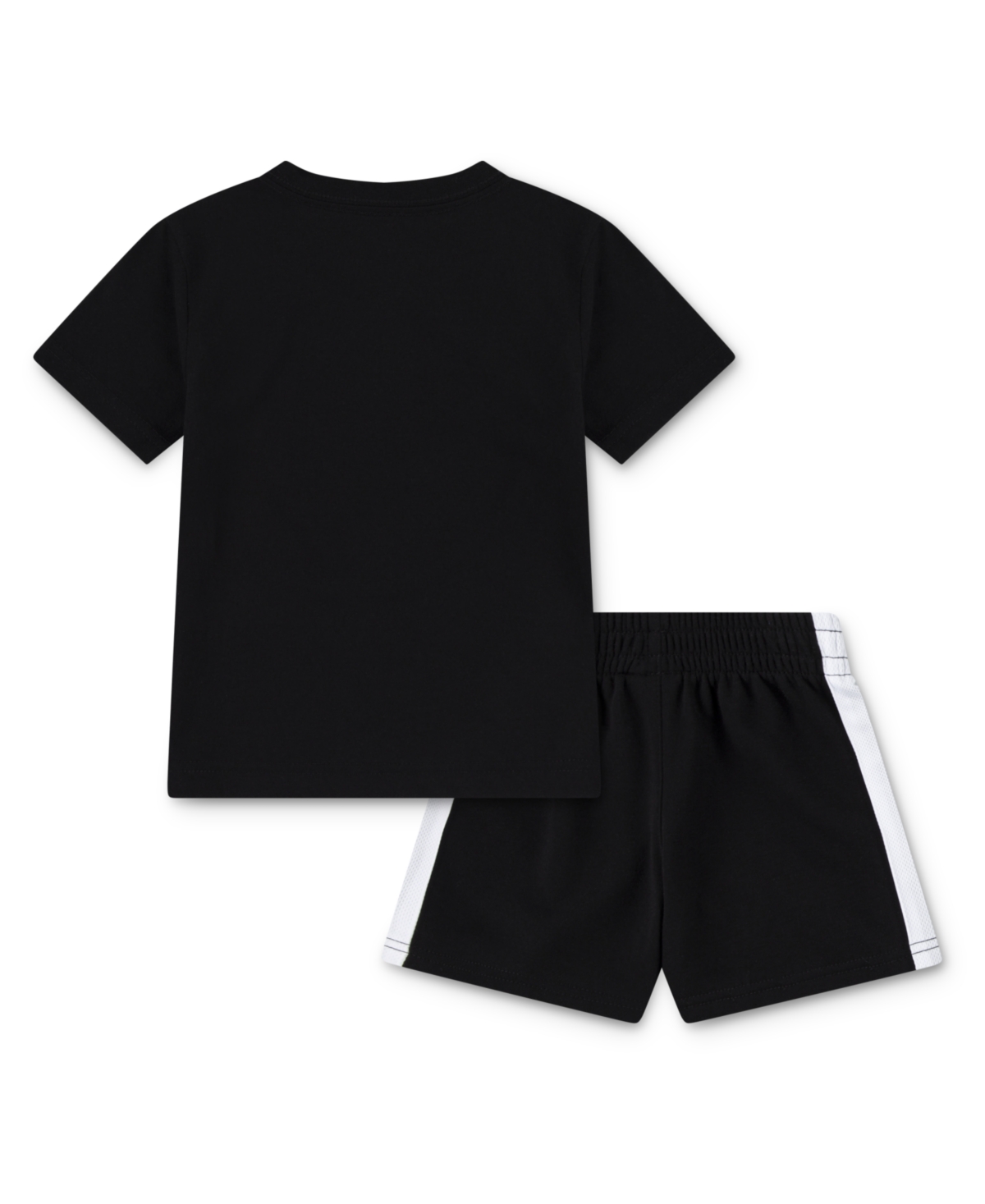 Jordan Toddler Boys 2-piece Ball Fire Mixed Shorts And T-shirt Set In Black