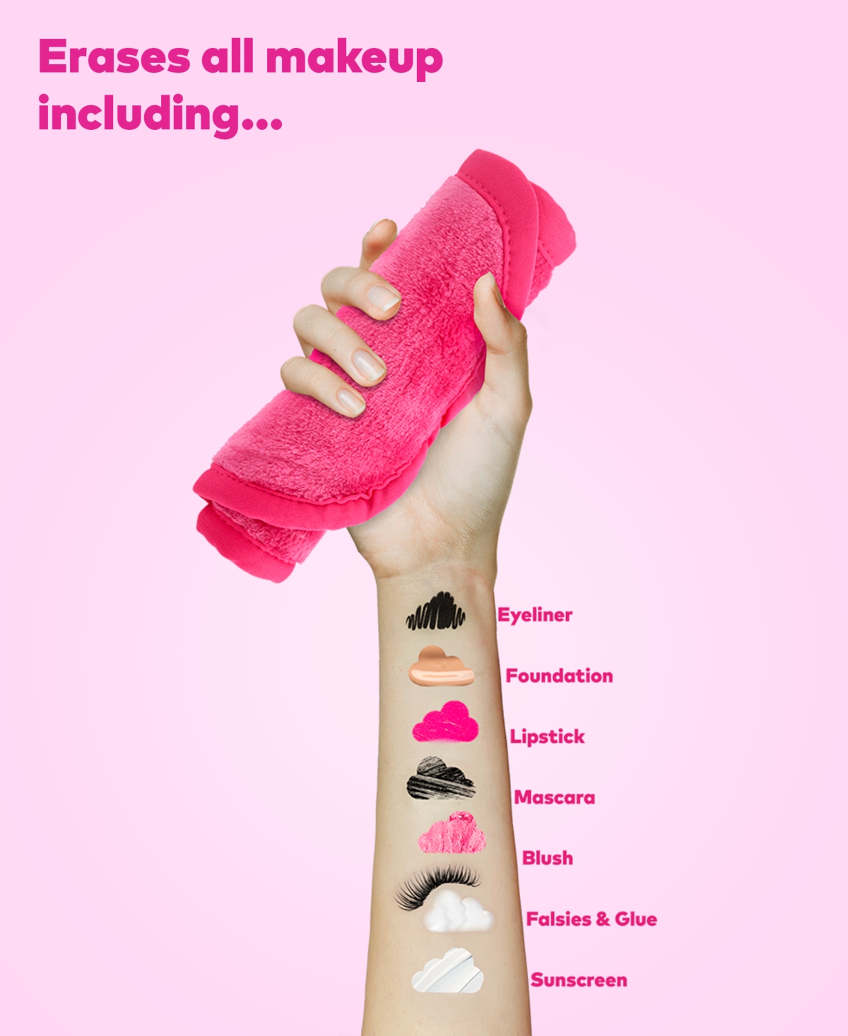 Makeup Eraser Pink Pro Makeup Wipe In No Color