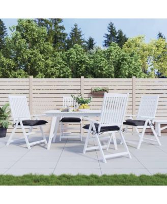 Chair Cushions 4 pcs Anthracite 15.7"x15.7"x2.8" Oxford Fabric