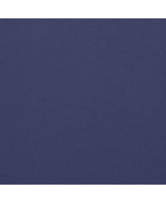 Lowback Chair Cushions 4 pcs Navy Blue Oxford Fabric