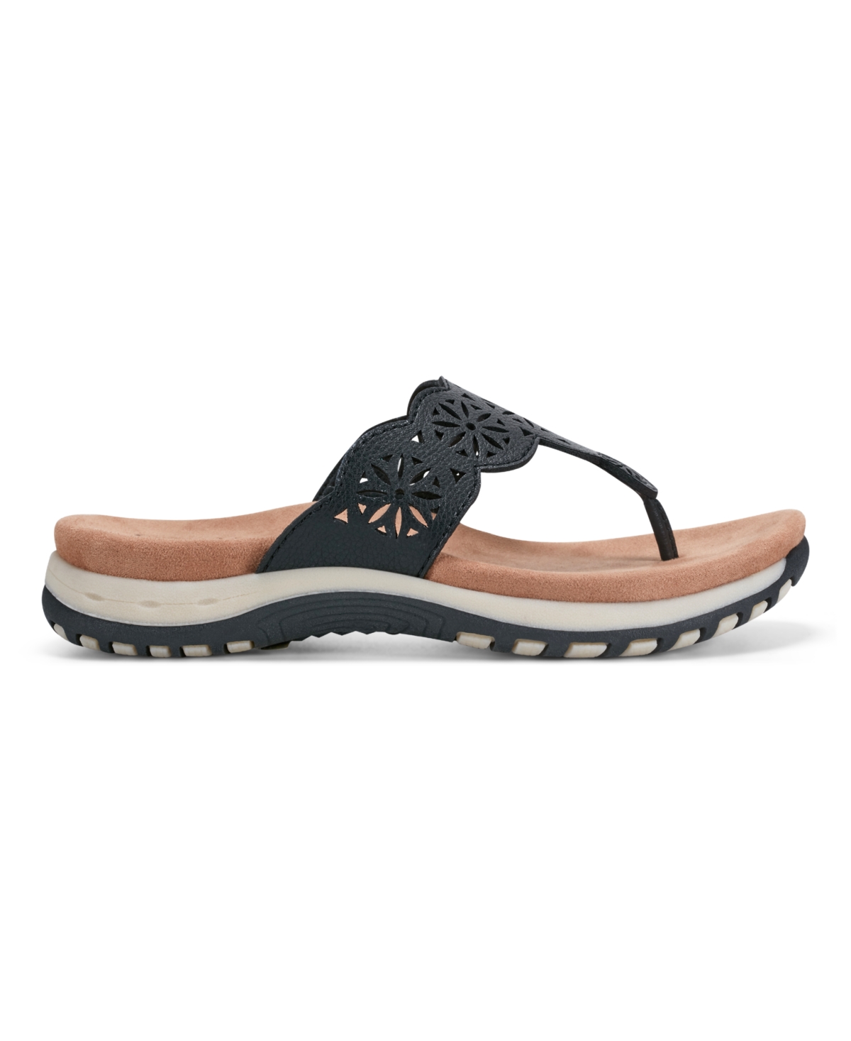 EARTH WOMEN'S SADIE T-STRAP FLAT SANDALS 