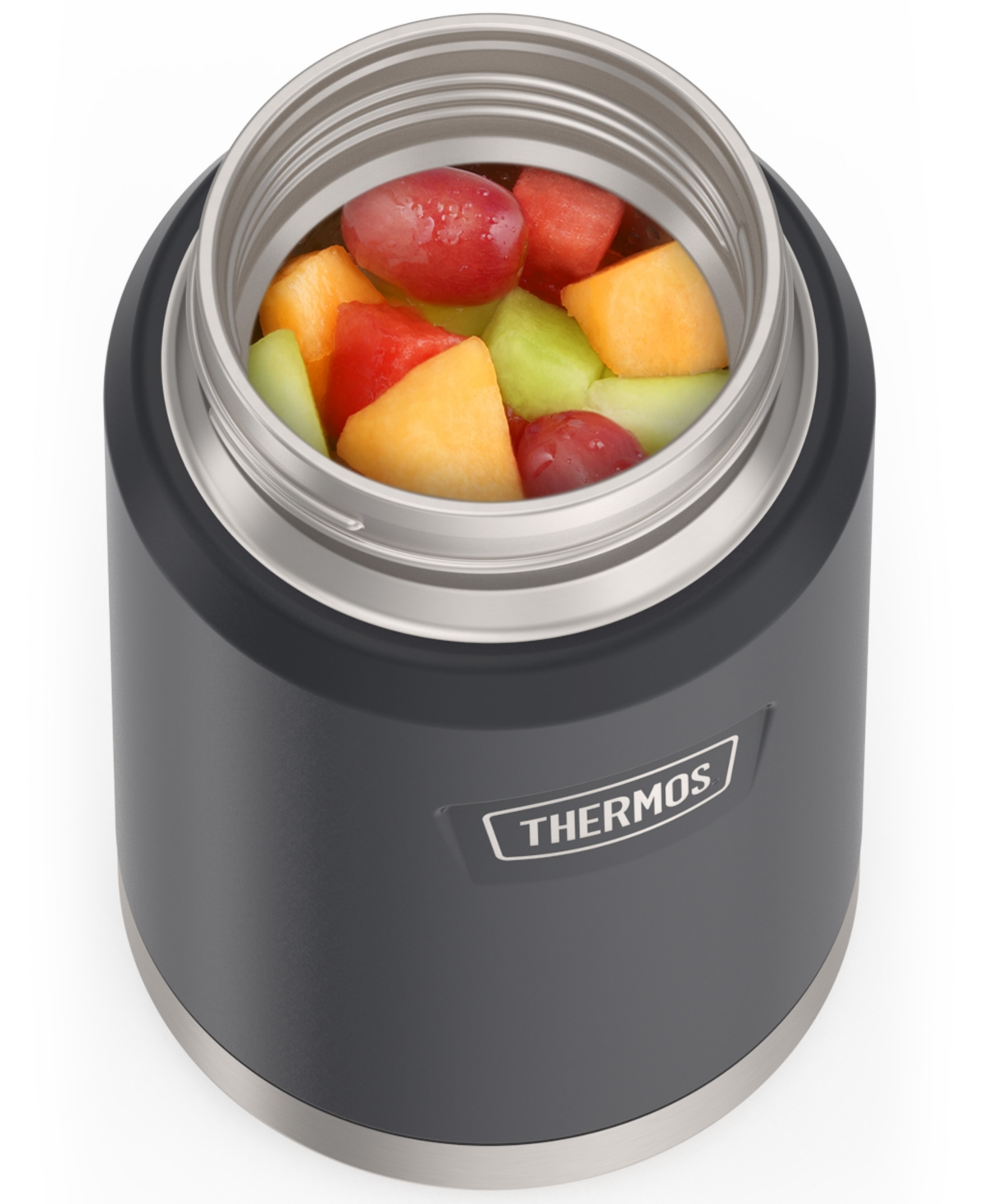 Thermos Icon Series 24 Oz. Food Jar With Spoon In Granite Gray