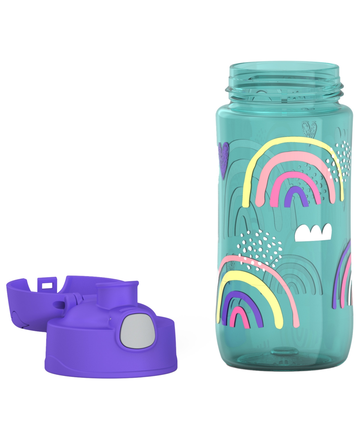 Thermos Funtainer 16 Oz. Hydration Bottle With Spout Lid In Rainbows