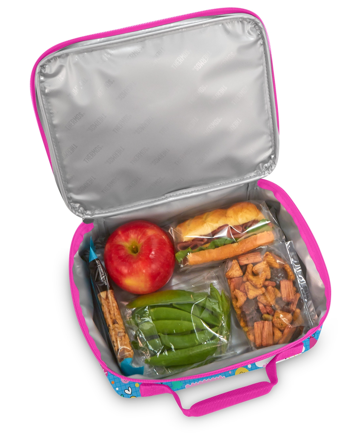Thermos Insulation Soft Lunch Box In Sketchbook