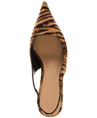 Women's Kittie Slingback Kitten-Heel Pumps