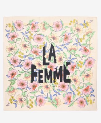 On 34th - La Femme Floral Bandana Scarf