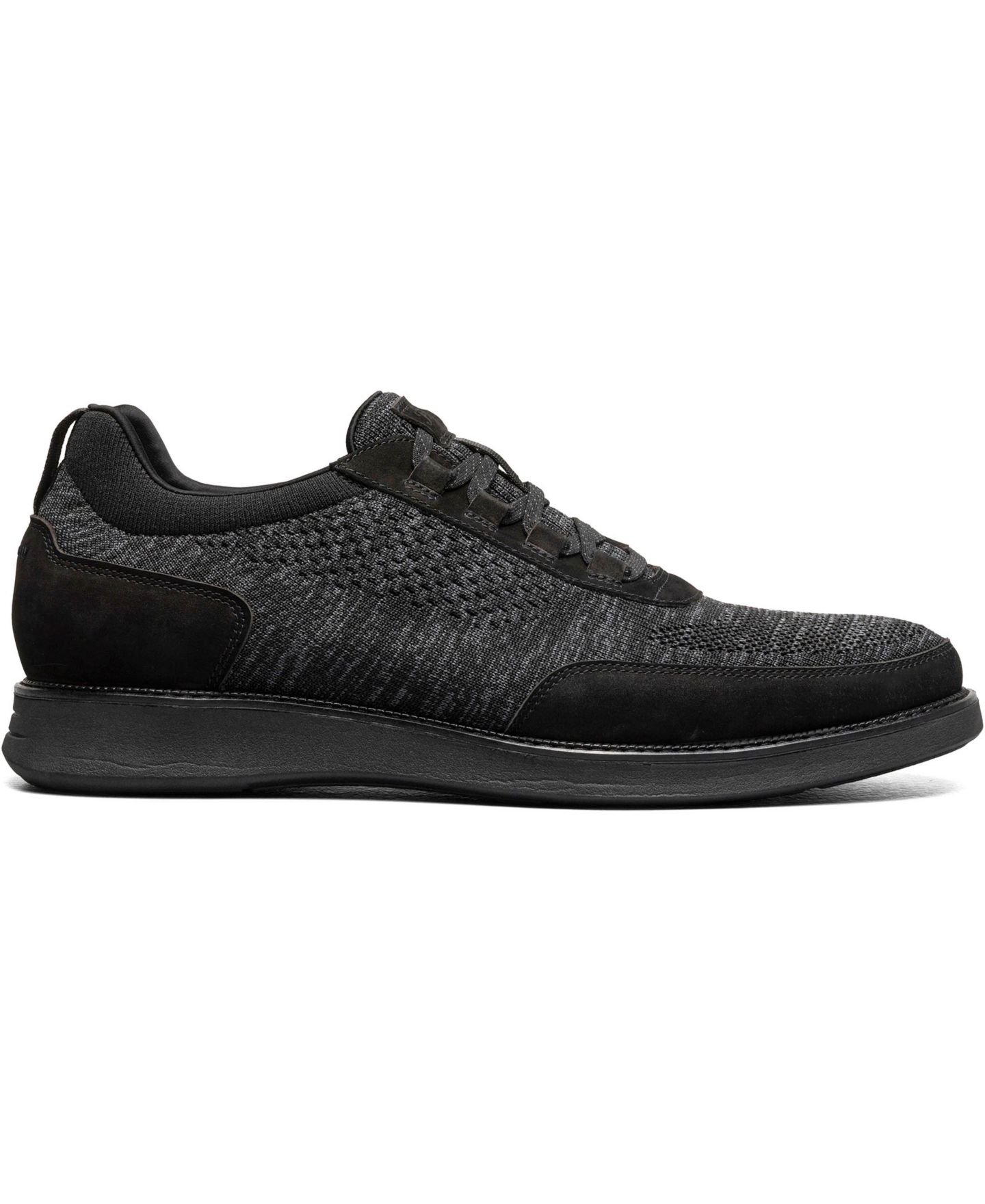 Мужские кроссовки Florsheim Launch Knit Elastic Lace Slip On, цвет: Чёрный — фото 3