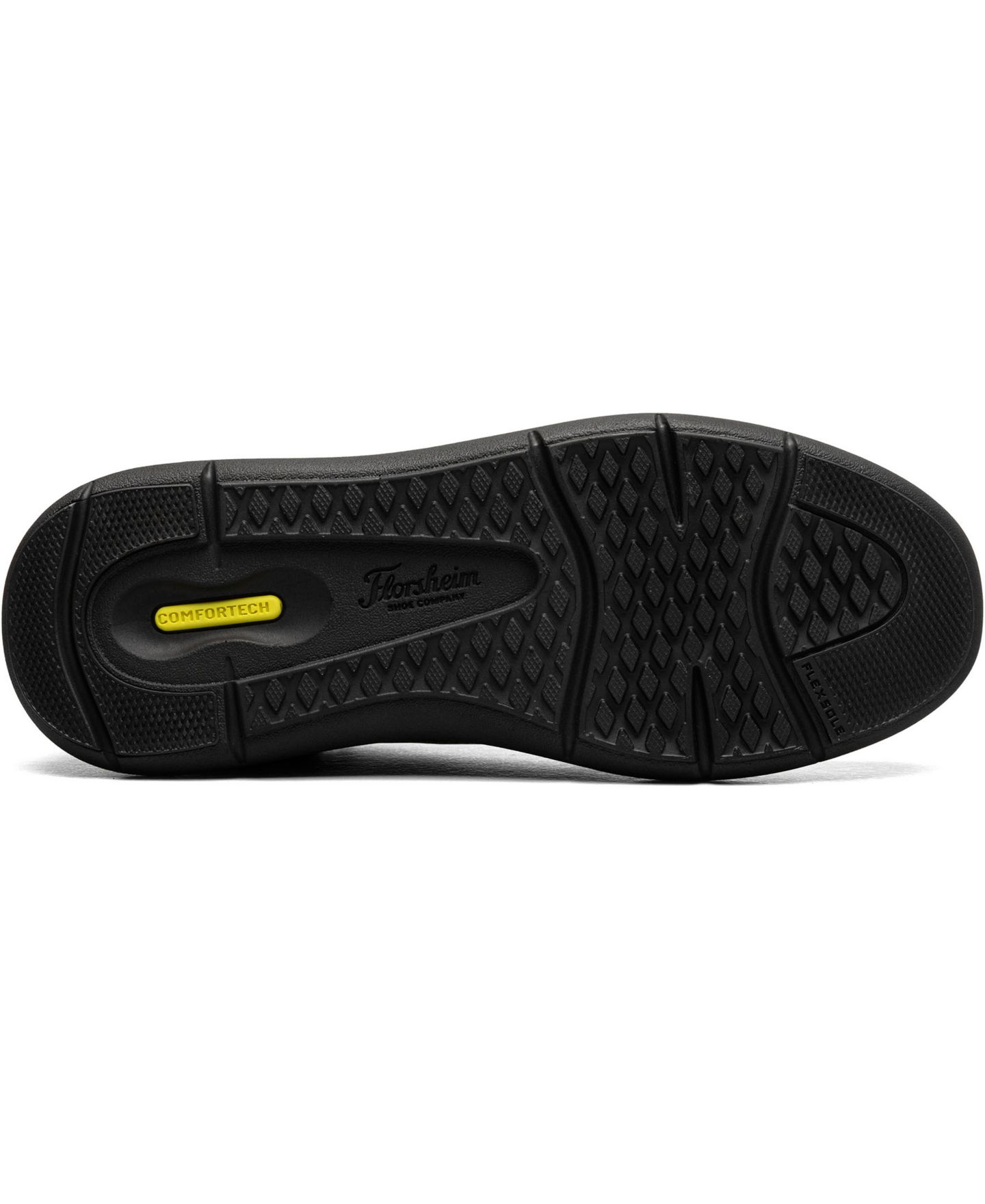 Мужские кроссовки Florsheim Fleet Perf Toe Elastic Lace, цвет: Чёрный — фото 2