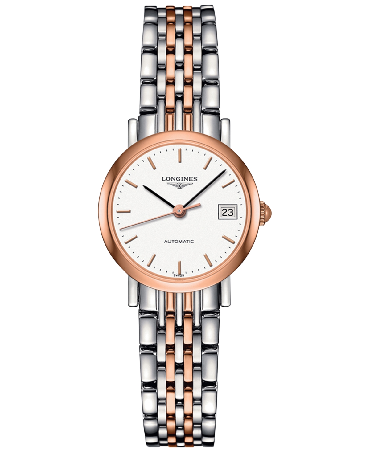 Longines Women's Automatic The  Elegant Collection Two-tone Stainless Steel Bracelet Watch 26mm L4309 In No Color