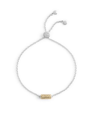 COACH Signature Quilted Tube Slider Bracelet - Macy's